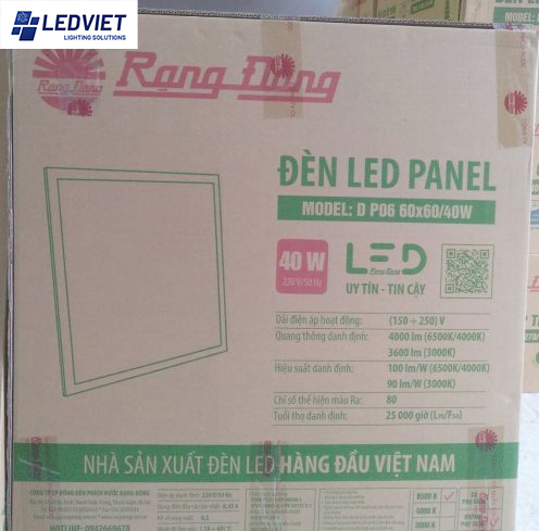 Đèn panel Rạng đông 600X600