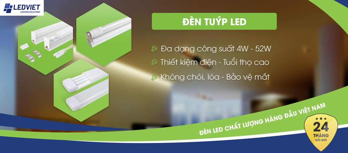 Ưu điểm của đèn tuýp kingled