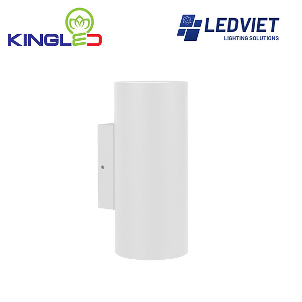 Đèn Led gắn tường ngoài trời 6W*2 vỏ trắng LWA0047-2S-WH 2 Đèn Led gắn tường ngoài trời 6W*2 vỏ trắng