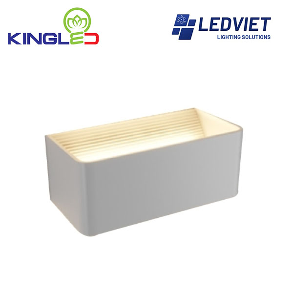 Đèn tường led 5W Kingled LWA9011-2-WH 2 Đèn tường led 5W Kingled LWA9011-2-WH